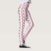 Leggings Impression délicate florale (Droite)