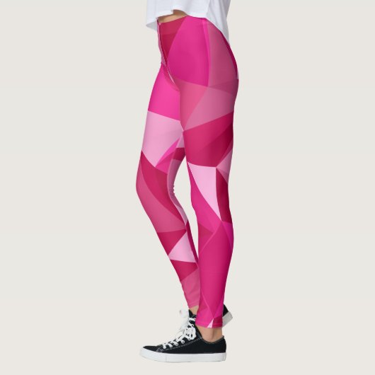 Leggings Impression demi-ton géométrique tendance (Gauche)