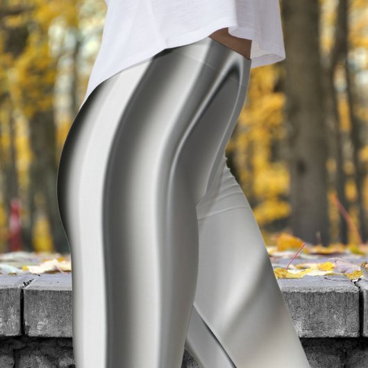 Leggings Impression en acier moulé lisse
