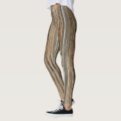 Leggings Impression en bois d'écorce (Gauche)