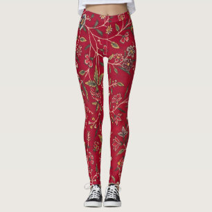 Leggings Impression florale vintage