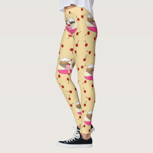 Leggings Impression fractionnée de banane (Gauche)