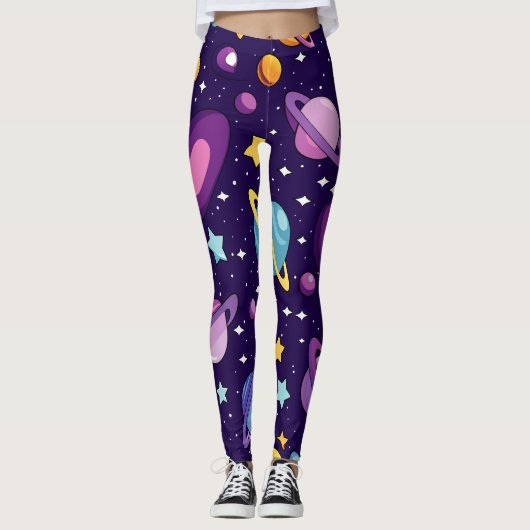 Leggings Impression Galaxy (Devant)