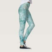 Leggings Impression géode de cristal d'aqua. La beauté de l (Droite)