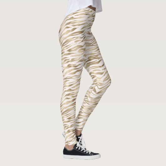 Leggings Impression Gold Zebra (Droite)