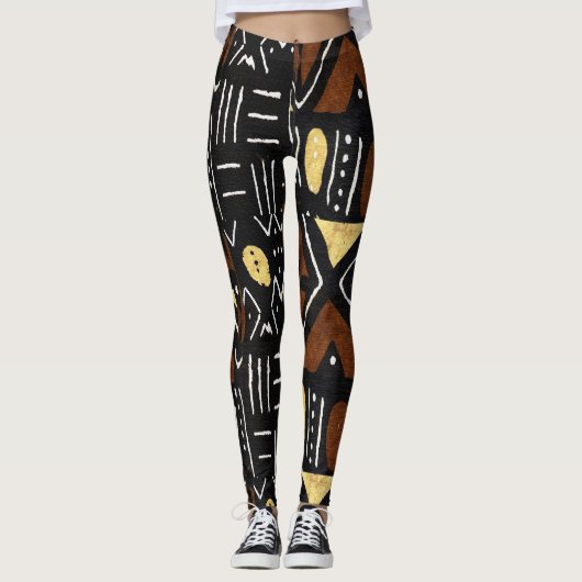 Leggings Impression graphique Afrocentrique (Devant)
