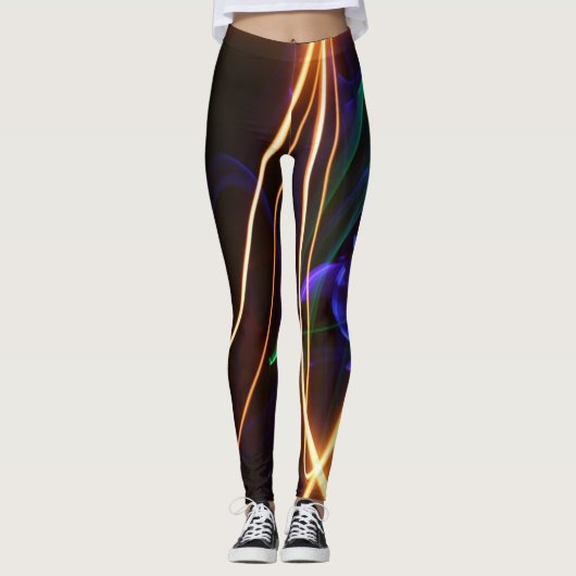 Leggings Impression graphique Laser Light Lines (Devant)