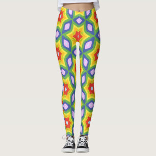 Leggings Impression Gras à motif sauvage
