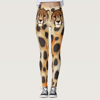 Leggings Impression Guépard Puissance