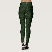 Leggings Impression guépard vert olive foncé (Dos)