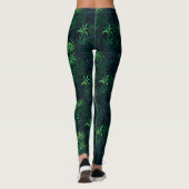 Leggings Impression Jungle de Minuit (Dos)