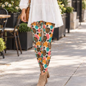 Leggings Impression léopard abstraite colorée