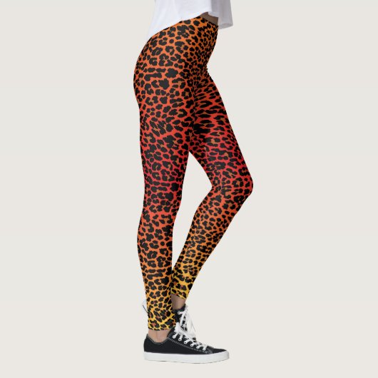 Leggings Impression léopard coucher de soleil (Droite)