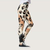 Leggings Impression léopard de style animalier exotique pei (Droite)
