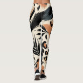 Leggings Impression léopard de style animalier exotique pei (Dos)