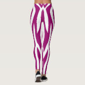 Leggings Impression Magenta Zebra (Dos)