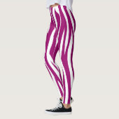 Leggings Impression Magenta Zebra (Gauche)