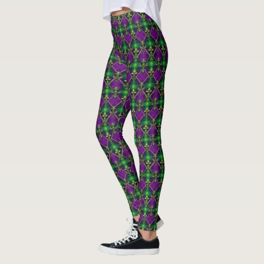 Leggings Impression Mardi Gras (Gauche)