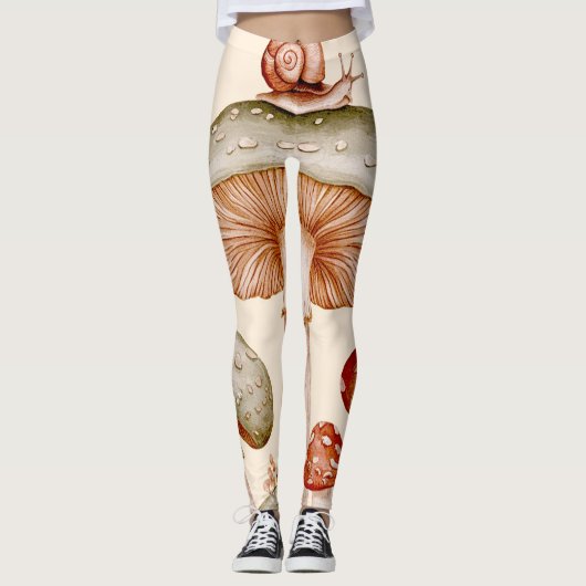 Leggings impression mashrum (Devant)