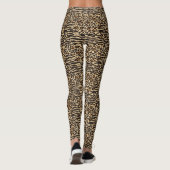 Leggings Impression mixte léopard et rayures de tigre (Dos)