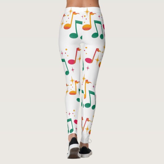 Leggings Impression musicale (Dos)