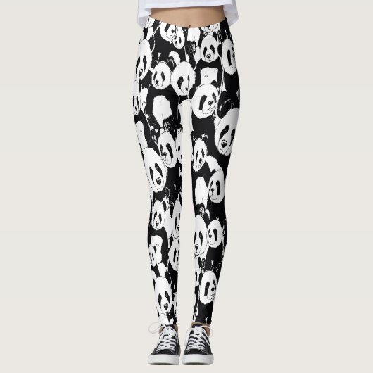 Leggings Impression Panda (Devant)