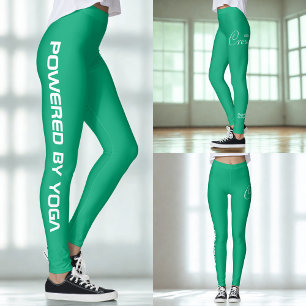 Leggings Impression personnalisée Yoga Crew Vert Bleu