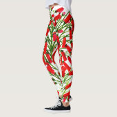 Leggings impression plante de pisteur (Gauche)