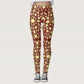 Leggings Impression Popcorn par KRO (Devant)