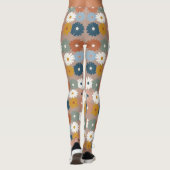 Leggings Impression Rétro | Floral Pastel (Dos)
