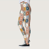 Leggings Impression Rétro | Floral Pastel (Gauche)