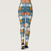 Leggings Impression Rétro | Floral Pastel (Dos)