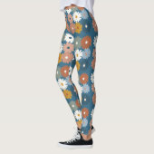 Leggings Impression Rétro | Floral Pastel (Gauche)