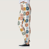 Leggings Impression Rétro | Floral Pastel (Gauche)