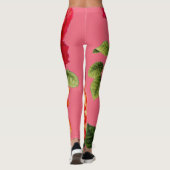 Leggings impression rose (Dos)