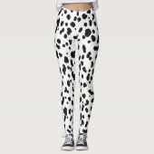 Leggings Impression Taches de Dalmatien (Devant)