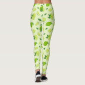 Leggings Impression Tout-En Citron (Dos)