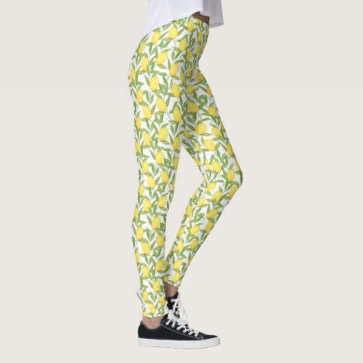 Leggings Impression Tout-En Citron (Droite)