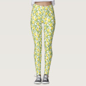 Leggings Impression Tout-En Citron (Devant)