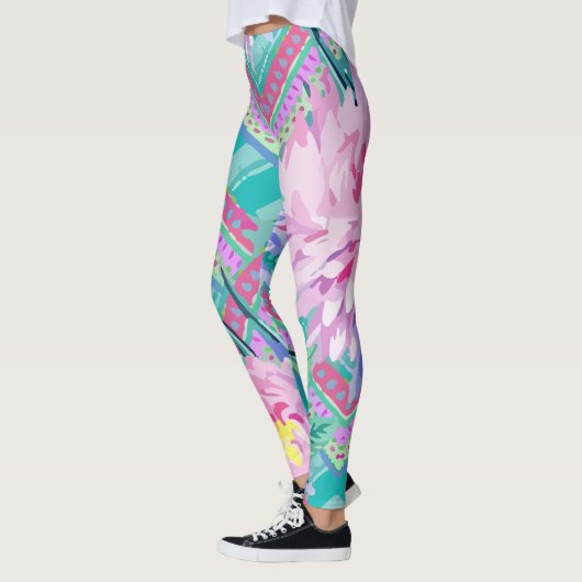 Leggings Impression Tribal Aztec (Gauche)