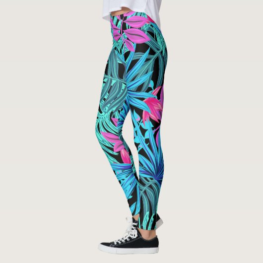 Leggings Impression tropicale (Gauche)