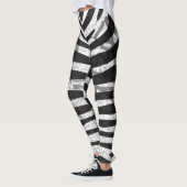 Leggings Impression zèbre noir (Gauche)