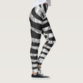 Leggings Impression zèbre noir (Droite)
