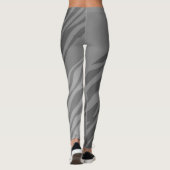 Leggings Impression Zèbre noir et blanc (Dos)
