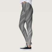 Leggings Impression Zèbre noir et blanc (Gauche)