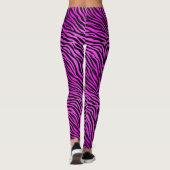 Leggings Impression Zèbre Violet (Dos)