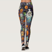 Leggings Impressionnisme Fondre Le Design Fantôme (Dos)