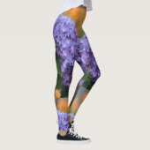 Leggings Impressionniste Hydrangée violette (Droite)