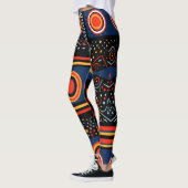 Leggings Imprimante africaine moderne (Gauche)
