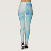 Leggings Imprimantes Prizzy - Unique bleu Turquoise (Dos)